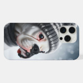 Boxer Dog im Winter iPhone Hülle (Rückseite (Horizontal))