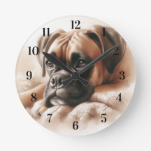 Boxer Dog in einer serenen Pose