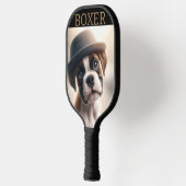 Boxer Dog in Style Pickleball Schläger (Links)