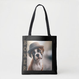 Boxer Dog in Style Tasche