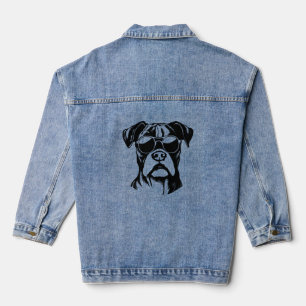 Boxer Dog Jeansjacke