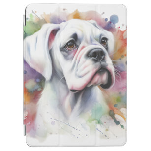 Boxer Dog Joy 🐾 Ink Spatted 🐾 Whimsical Boxer WM iPad Air Hülle