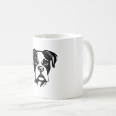 Boxer Dog Kaffeetasse (VorderseiteRechts)