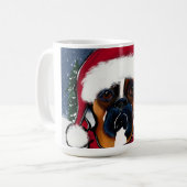 Boxer Dog Kaffeetasse (Vorderseite Links)