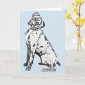 Boxer-Dog-Karte Karte (Gelbe Blume)
