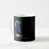 Boxer Dog King Cuddle Master Kaffeetasse (Vorderseite Links)