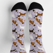 Boxer Dog Knochen und Paws Socken (Oben)
