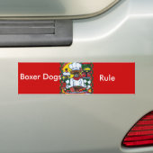 Boxer Dog Koch Autoaufkleber (Auf Auto)