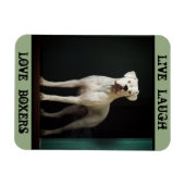 Boxer Dog Kühlschrank Magnet (Horizontal)