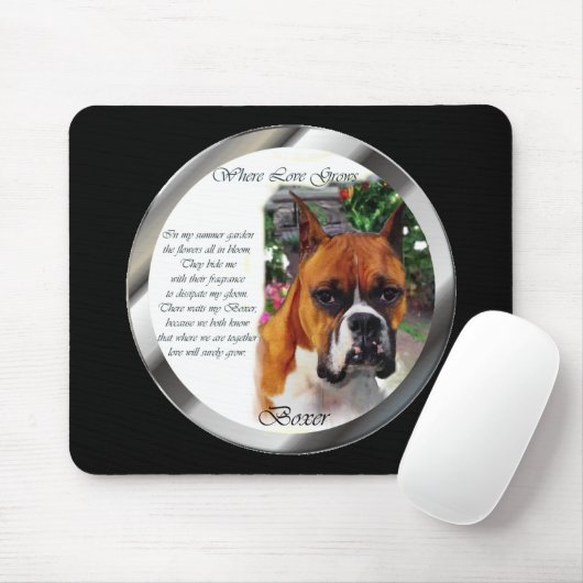 Boxer Dog Kunstgeschenke Mousepad (Mit Mouse)