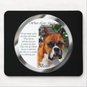 Boxer Dog Kunstgeschenke Mousepad (Vorne)
