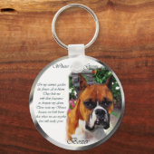 Boxer Dog Kunstgeschenke Schlüsselanhänger (Vorderseite)