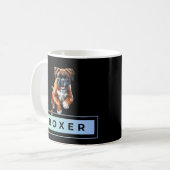 Boxer Dog - Leaps & Bounds Kaffeetasse (Vorderseite Links)