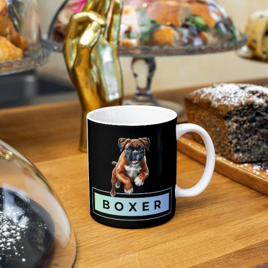 Boxer Dog - Leaps & Bounds Kaffeetasse