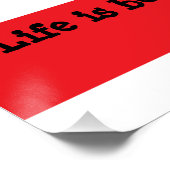 Boxer Dog Liebe - Romantische Wasserfarbe Poster (Ecke)