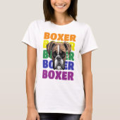 Boxer Dog Lover T - Shirt (Vorderseite)