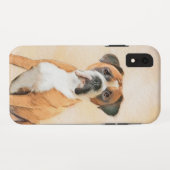Boxer Dog Malerei unzugeschnittene ursprüngliche T Case-Mate iPhone Hülle (Rückseite (Horizontal))