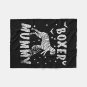 Boxer Dog Mama - Halloween Fleecedecke (Vorderseite (Horizontal))