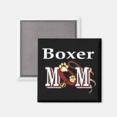 Boxer Dog MAMA Magnet (Vorderseite/Rückseite)