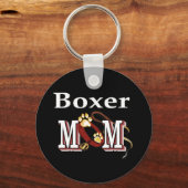 Boxer Dog MAMA Schlüsselanhänger (Vorderseite)