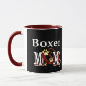 Boxer Dog MAMA Tasse (Links)