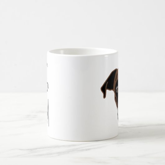 Boxer Dog Mama Tasse (Mittel)