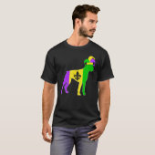 Boxer Dog Mardi Gras Carnivals Funny Puppy Jester T-Shirt (Vorne ganz)