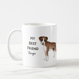 Boxer Dog Mein bester Freund, individueller Pet-Na Kaffeetasse