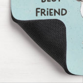 Boxer Dog Mein bester Freund, individueller Pet-Na Mousepad (Ecke)