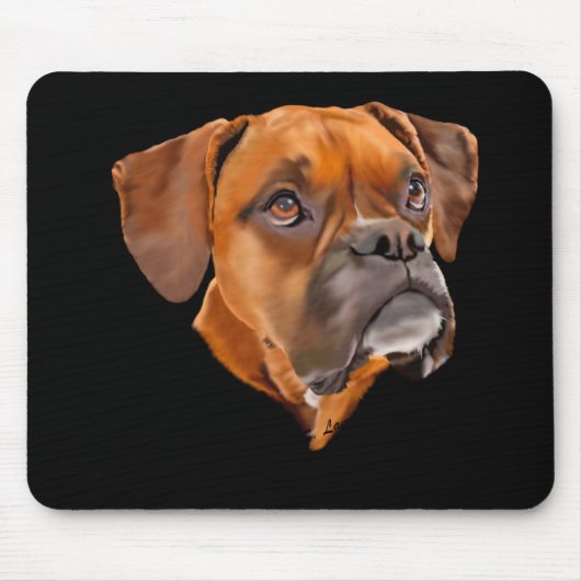 Boxer Dog Mousepad (Vorne)