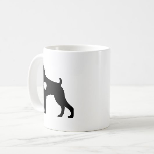 Boxer Dog Mug Gift Kaffeetasse (Vorderseite Links)