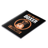 Boxer Dog Noch ein Boxer verspreche ich Boxer 150 Notizblock (Linke Seite)