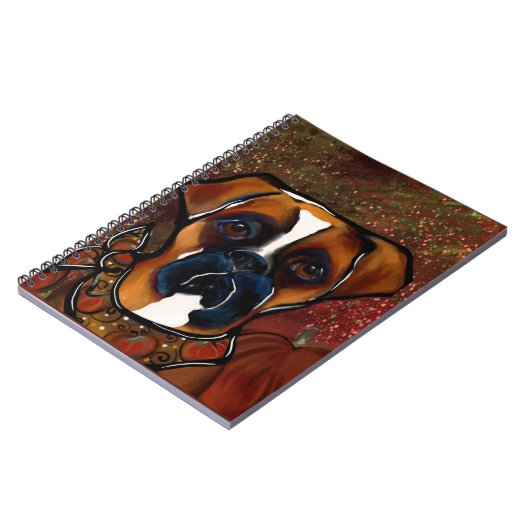 Boxer Dog Notizblock (Linke Seite)