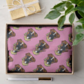 Boxer Dog Oaster Seidenpapier (Geschenk)