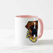 Boxer Dog Oaster Tasse (VorderseiteRechts)