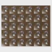 Boxer Dog Ölgemälde Porträt Geschenkpapier (Flach)