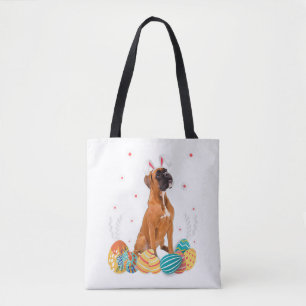 Boxer Dog Ostersonniges Shirt Dog Tasche