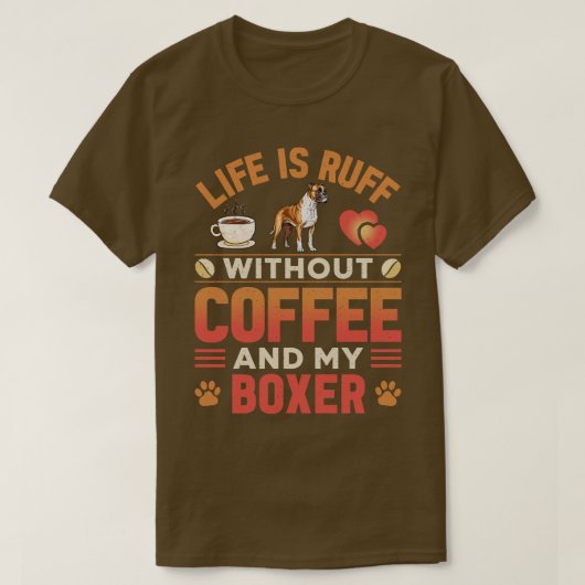 Boxer Dog Owner T-Shirt (Design vorne)
