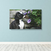 Boxer Dog Panting Leinwanddruck (Insitu (Holzboden))