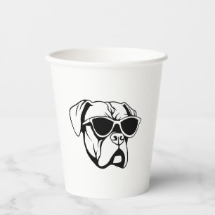 Boxer Dog Pappbecher