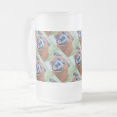 boxer dog pattern mug mattglas bierglas (Vorderseite Links)
