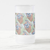 boxer dog pattern mug mattglas bierglas (Mittel)