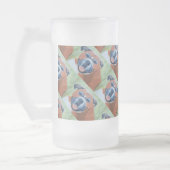 boxer dog pattern mug mattglas bierglas (Links)