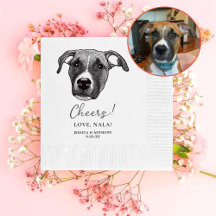 Boxer Dog Personalisiert Cheers Napkins