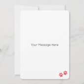 Boxer Dog Personalisiert Happy Birthday Karte (Rückseite)