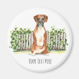 Boxer Dog Personalisiert Magnet
