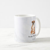 Boxer Dog personalisierte Mug Kaffeetasse (VorderseiteRechts)