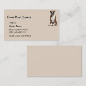 Boxer Dog Pet Animal Business Card Magnet Visitenkarte (Vorne/Hinten)