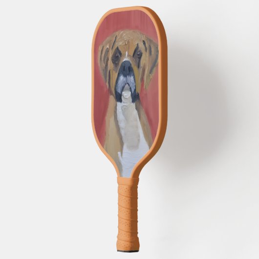Boxer Dog Pickleball Schläger (Links)
