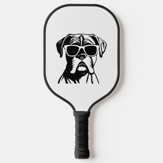 Boxer Dog Pickleball Schläger (Vorderseite)
